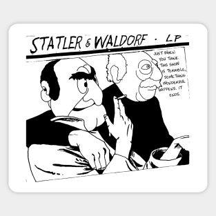 Statler and Waldorf Goo Parody Sticker